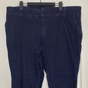 Torrid Trouser Slim Boot Premium Navy Denim Trousers